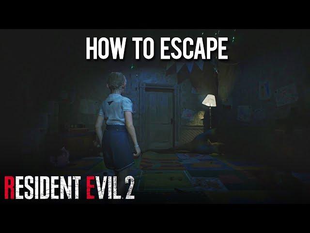 Resident Evil 2 REMAKE - How to Escape The Room and The Chief (Sherry Gameplay)