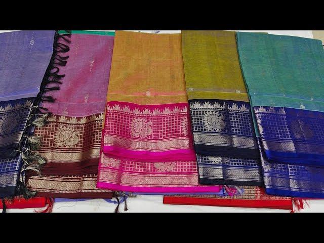 Mangalagiri pattu double weaving sarees with very reasonable price from BNR handloom