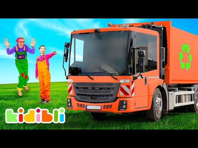 Dumper Trucks and Construction Fun!  Learn About Construction Vehicles | Kidibli