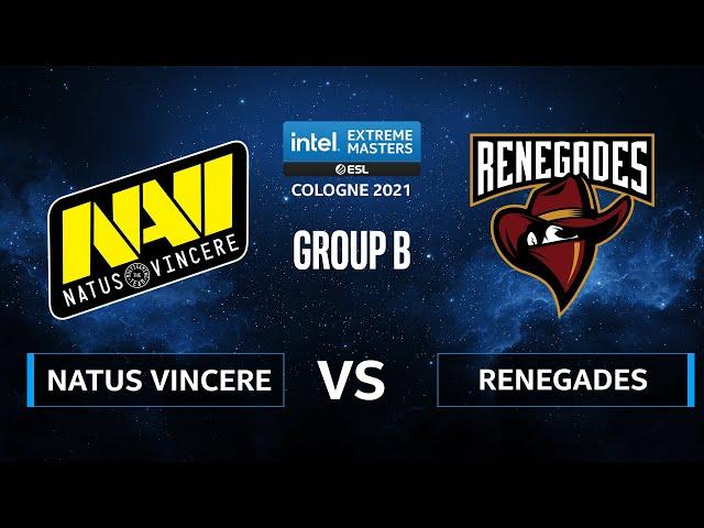 CS:GO - Natus Vincere vs Renegades [Inferno] Map 1 - IEM Cologne 2021 - Group B