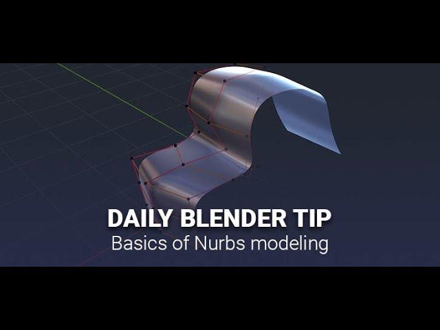 Daily Blender Secrets - Basics of Nurbs modeling