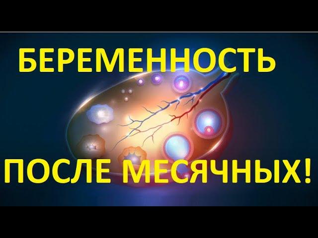 Беременность после МЕСЯЧНЫХ. Когда ⏰возможно забеременеть сразу после месячных (СТАТИСТИКА!)