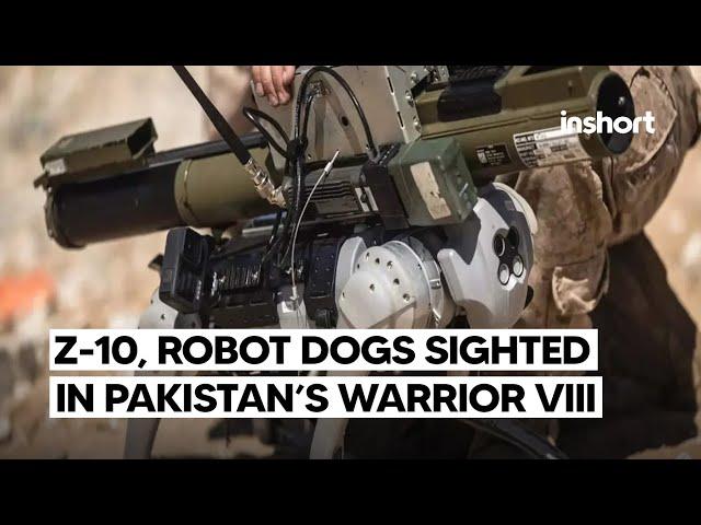 Warrior-VIII, Pakistan & China unveil Z-10 attack helicopters and high-tech robot dogs| InShort