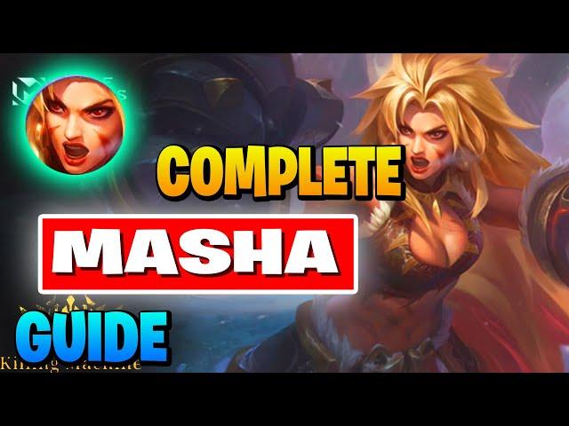 Masha GUIDE - Why You Should Use Masha To RANK IP FAST in Mobile Legends