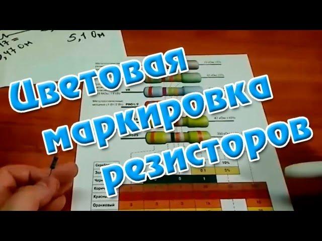 Цветовая маркировка резисторов