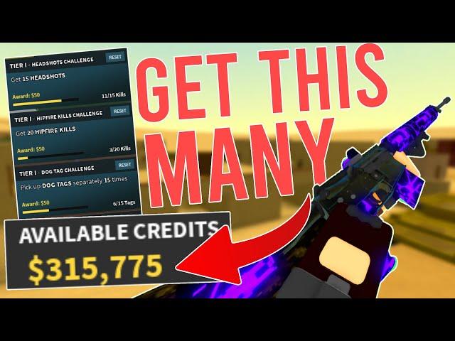 how to EARN CREDITS FAST in phantom forces!