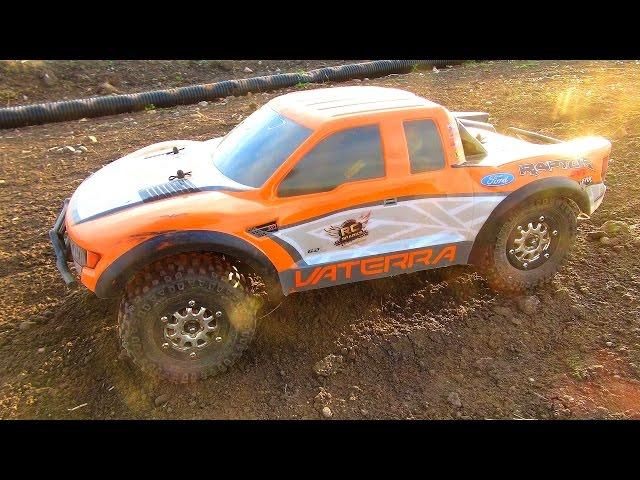 RC ADVENTURES - Vaterra Ford Raptor SVT 4x4 Pre Runner Radio Control Truck with AVC Technology