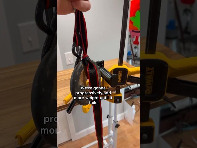 Testing Strength of Poorly Made 3D Print