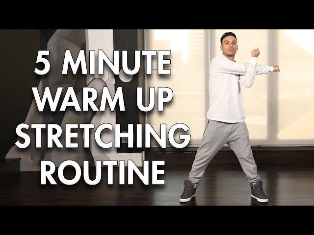 5 minute Warm up / Stretching Routine (Dance Tutorial) | MihranTV