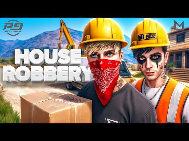 Pretending To Be A Removal Company To Rob Houses In GTA 5 RP - Project 9 - FiveM