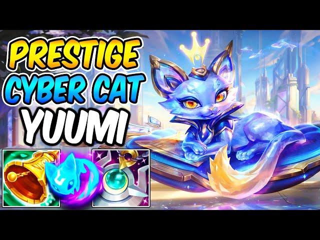 PRESTIGE CYBER CAT YUUMI MYTHIC GAMEPLAY | Best Build & Runes | League of Legends