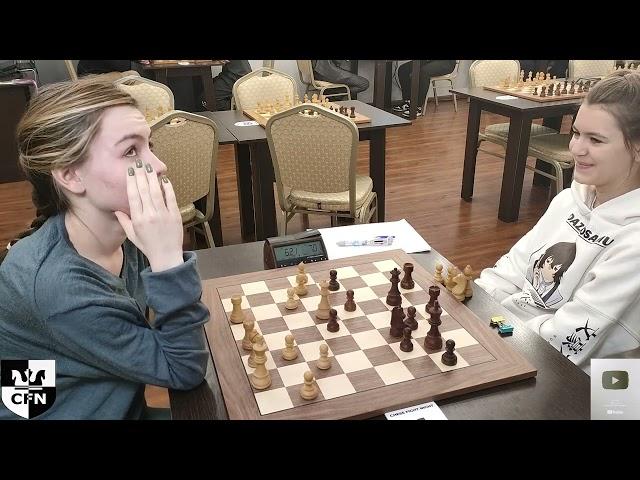 WFM Fatality (2019) vs Pinkamena (1669). Chess Fight Night. CFN. Rapid