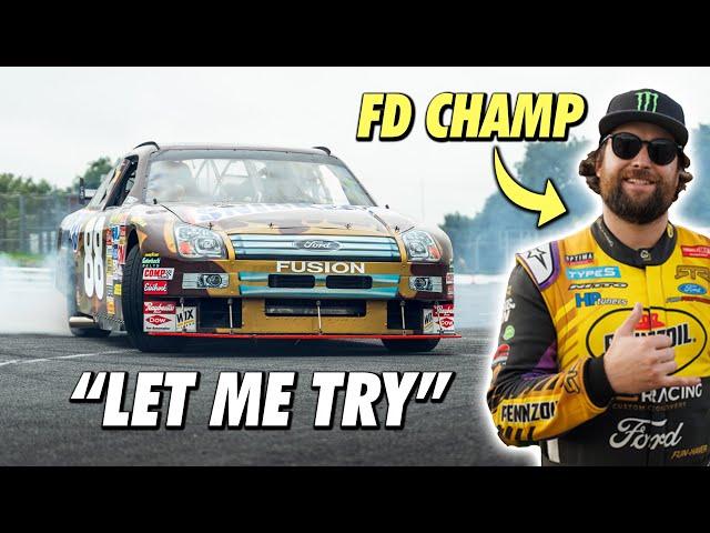 Can the BEST drifters in the world handle our 1JZ NASCAR?