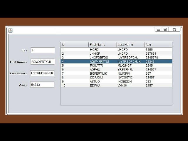 JAVA Tutorial - How To Set A JTable Selected Row Data Into JTextfields in Java [With Source Code]