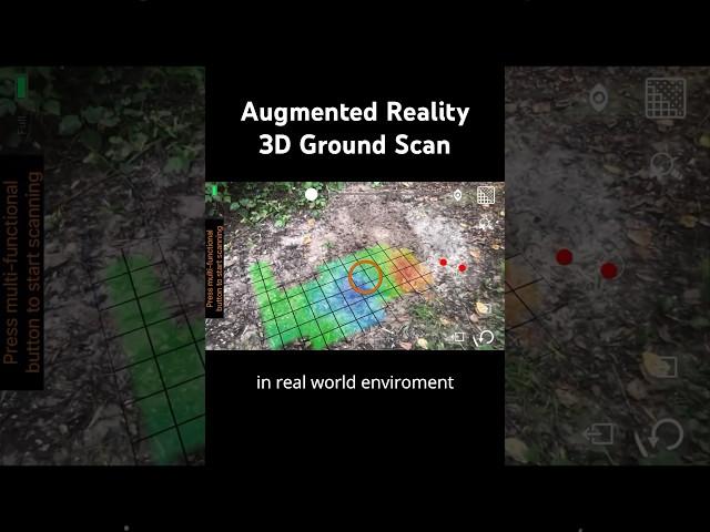 Augmented reality 3D Underground Scan with GoldenEye Plus