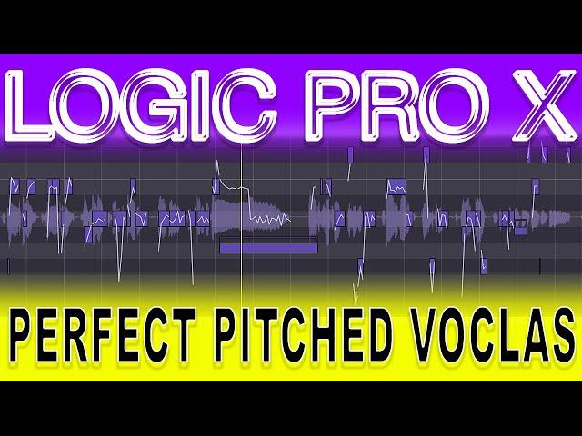 How To Get Perfect Pitch Vocals (Flex Pitch) - Logic Pro X