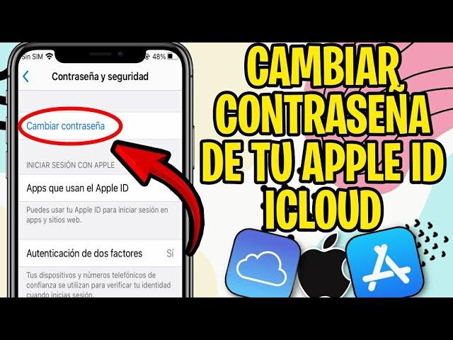 Cómo CAMBIAR la CONTRASEÑA de una cuenta de ICLOUD