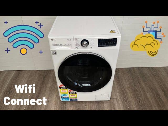 LG Washing Machine 2022 WIFI Setup Easy