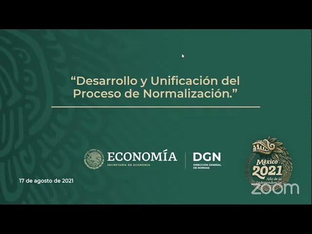 Curso de capacitación: La normalización en el marco de la Ley de Infraestructura de la Calidad (d1)