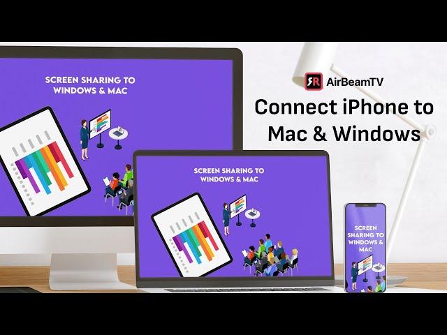 Mirror your iPhone on a Mac or Windows PC | Free Tutorial 2024 | AirBeamTV