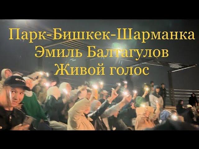 Бишкек парк караоке Шарманка Эмиль Балтагулов Живой голос Кыргыз Кыргызстан Киргизия Игорь Крутой