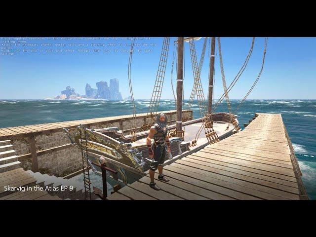 Learning Ship Building - Skarvig in the Atlas - Episode 9