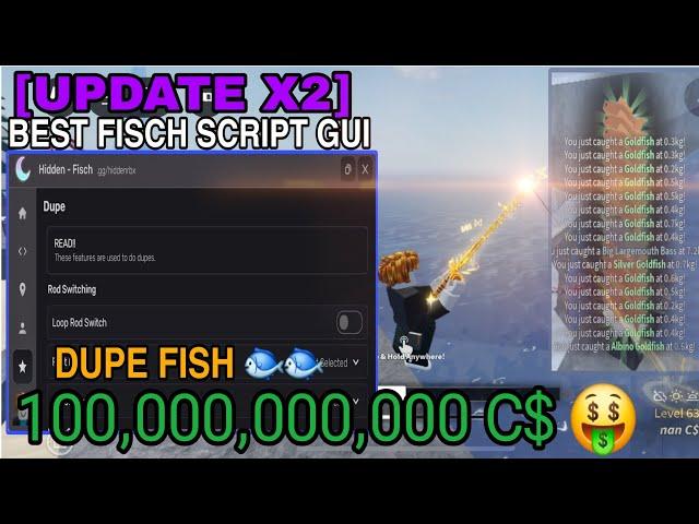 [UPD] Fisch Script GUI | INFINITE COIN DUPE AUTO FISH MEGALODON *NO KEY*