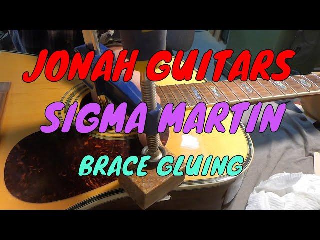 SIGMA MARTIN BRACE RE-GLUING by JONAH GUITARS