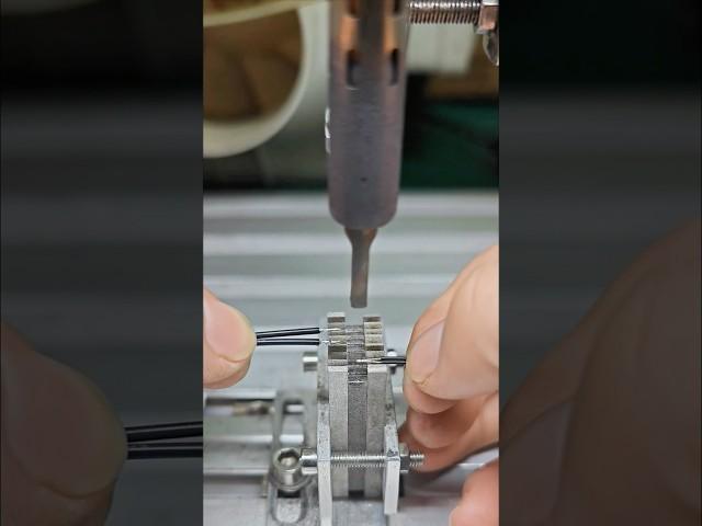 Precise Soldering of Electronic Components with Automatic Wire Feed and Laser Guide