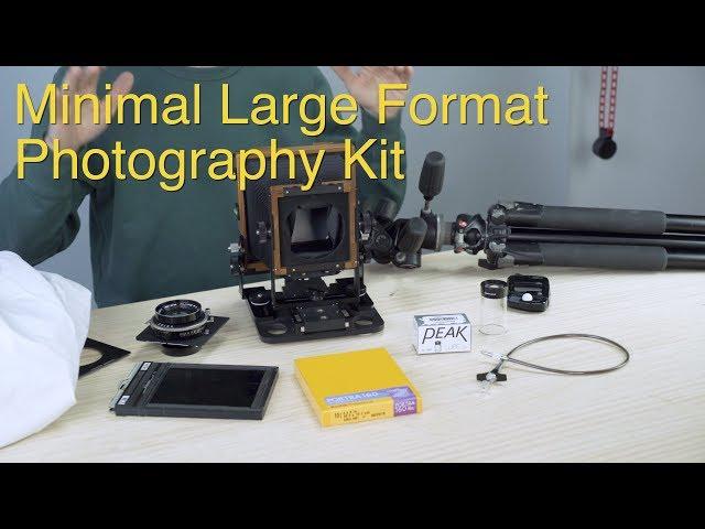 Minimal Large Format Photography Kit: Large Format