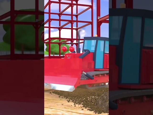 Бульдозер Песня #shorts | Мультики Для Детей - HeyKids