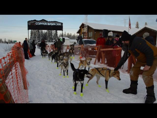 2017 Copper Basin 300 Start in Glennallen, Alaska. Tim Muto Bib #32.