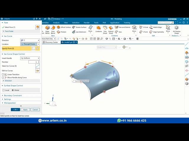 How to make i-form surface? - Nx Siemens #49