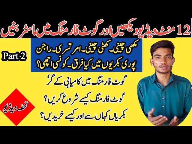 Tayyab tips || Goat Farming || Goat Farming in Pakistan || How to start Goat Farming in Urdu/Hindi