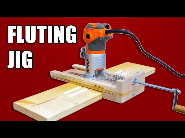 Adjustable Fluting Jig - Mini Router Jig