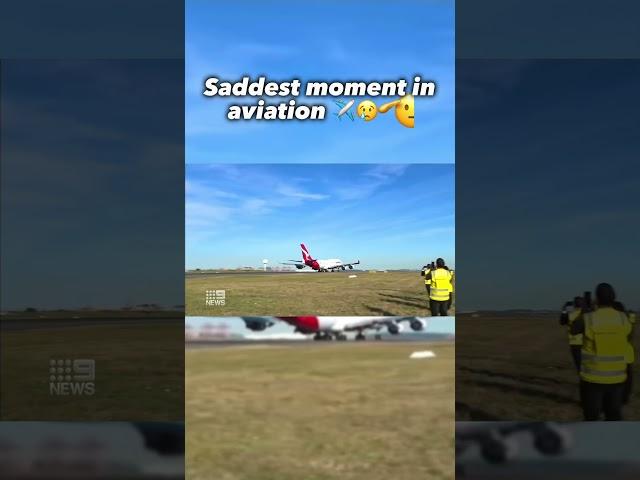 Saddest moment in aviation ️🫡 - #aviation #planes #avgeeks #airline #flight #747