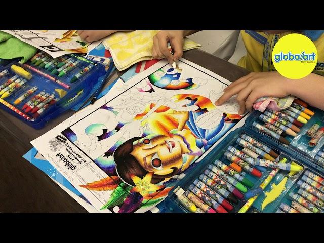 Global Art Singapore | Violette Lie Art Process Time Lapse