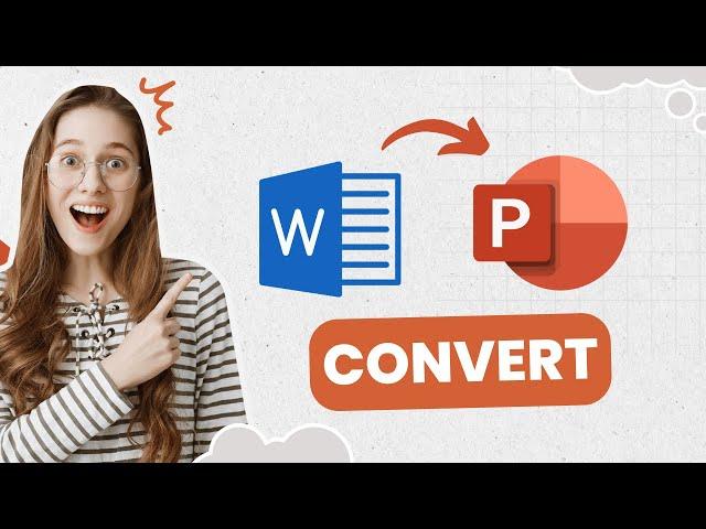 EASILY - How to Convert a Word Document to a PowerPoint Presentation slides In 3 Method