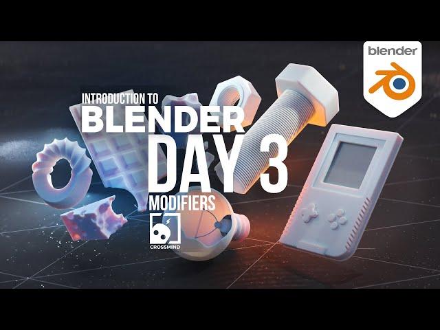 Blender Day 3 - Modifiers -  Introduction Series for Beginners