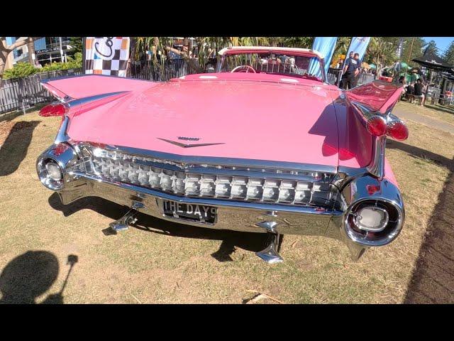 A Beautiful hot pink 1959 Cadillac De Ville...