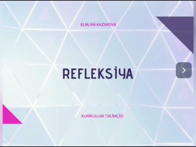 REFLEKSİYA  #miqmövzusu   #imtahanmövzusu #sertifikasiya