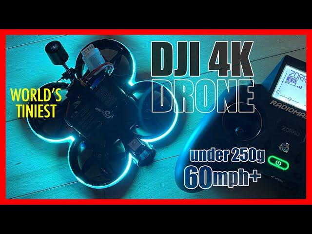 WORLD'S Tiniest! - DJI 4K Cinema Drone with GPS under 250 grams 