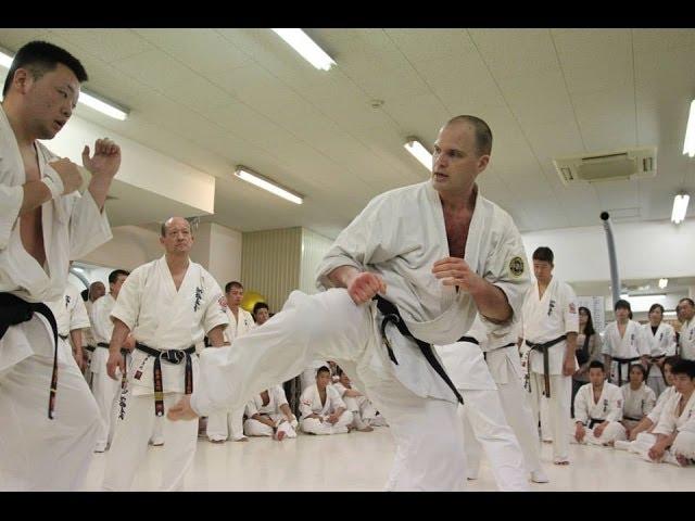 【新極真会】Lars Sjoberg 2014 WKO Dan Grading Test SHINKYOKUSHINKAI KARATE 2014年WKO昇段審査　ラーシュ・シェーベリ　昇段組手