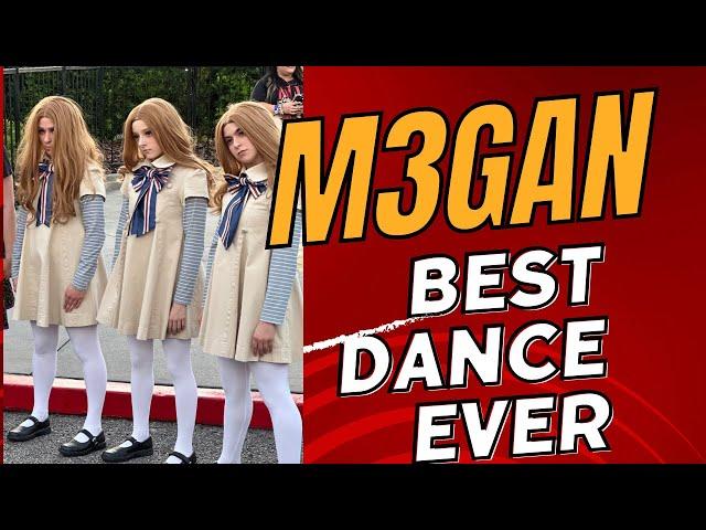 M3GAN Horde at Halloween horror nights 32 | Megan flash mob at universal Orlando | Megan moves