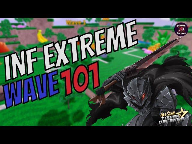 WAVE 101 INFINITE EXTREME FULL SKIP 1.030T DMG no ALL STAR TOWER DEFENSE