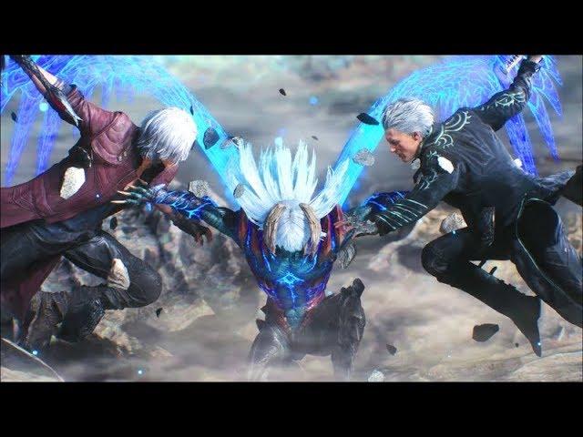 Devil May Cry 5 - Final Boss & Ending + Secret Ending (DMC5 2019 All Endings)