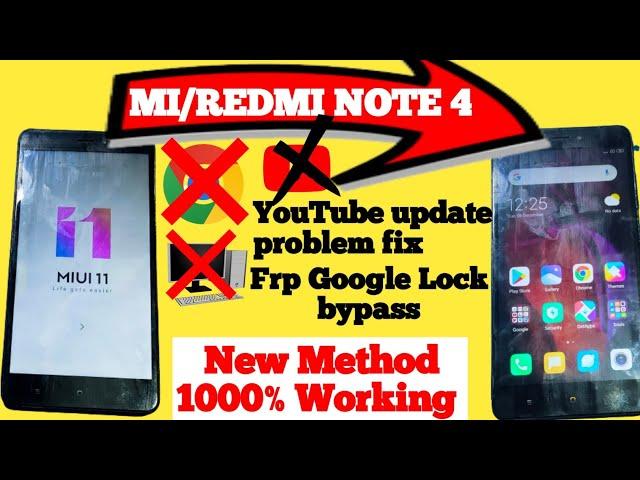 Xiaomi Redmi Note 4 (2016100) FRP Unlock or Google Account Bypass Without pc | 1000% Working