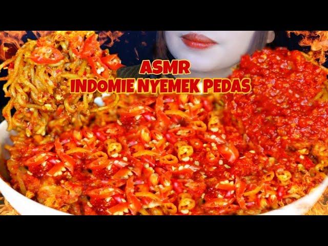 SEDERHANA ASMR INDOMIE NYEMEK PEDAS  |Asmr Mukbang Indonesia