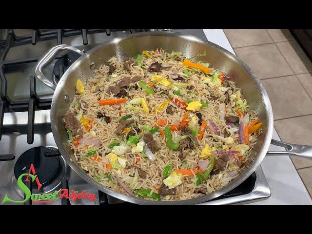 Let’s Cook My Crowd Pleasing Beef & Vegetable Fried Rice For Dinner Soo Delicious Quick & Easy