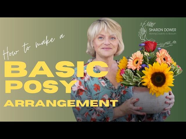 How to make a Basic Posy Arrangement - Step by Step Guide for Beginners